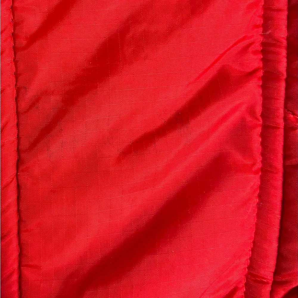 Vintage Marmot 100% Goose Down Red&Purple Puffer Vest Medium Made in USA - Picture 15 of 16